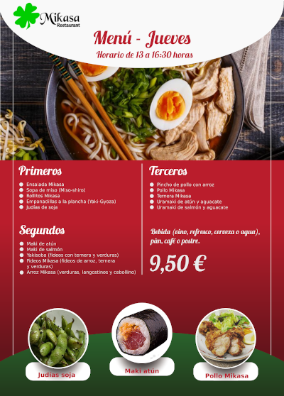 Menu Jueves