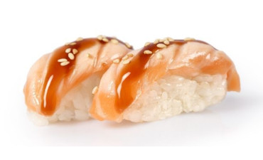 nigiri de salmó flamejat